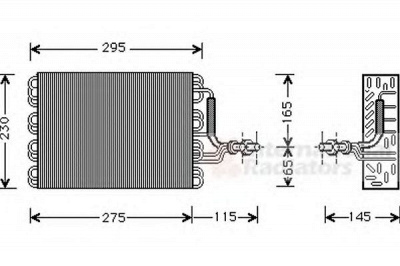 VAN WEZEL 5800v171 -  Испаритель, кондиционер